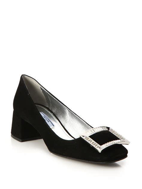 prada crystal pumps|prada high heel pumps.